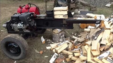Самодельные дровоколы гидравлические с бензиновым двигателем