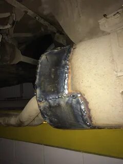 Заварить глушитель холодной сваркой