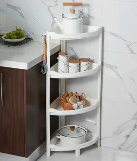 Угловая кухонная полка
