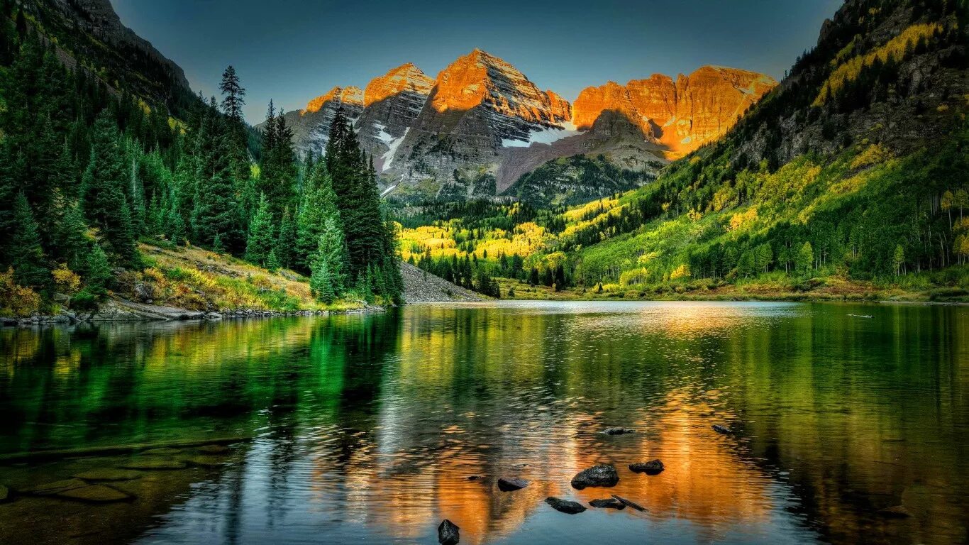 Картинки на обои. Озеро марун Колорадо. Красивый пейзаж. Роскошные пейзажи. Красивый вид.