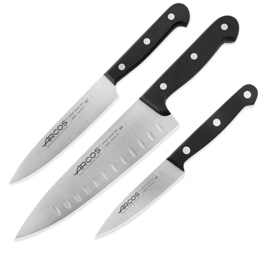 Ножи arcos купить. Кухонные ножи Аркос. Нож Arcos 2807. Нож универсал na 1851.