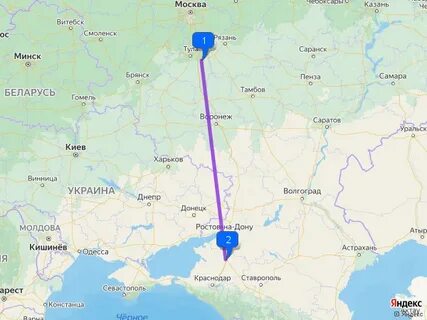 Новороссийск благовещенская расстояние