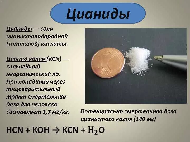 Какой яд содержится