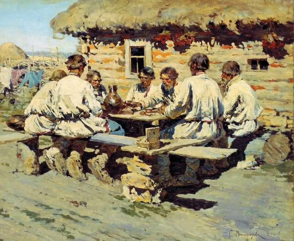 солнцева (1824) "крестьянское семейство перед обедом",. «семья на баррикадах» (1848). еда крестьян 18 века в россии. крестьянская семья 17 века в россии. сергей арсеньевич виноградов обед работников.