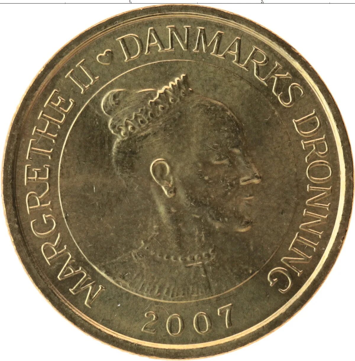20 кронов в рублях. Монета 20 крон 2007.