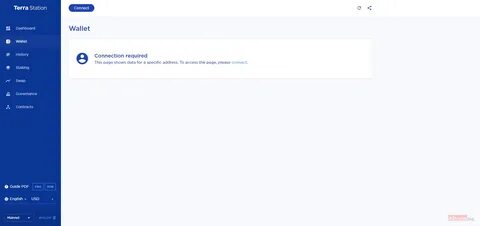 Terra station wallet