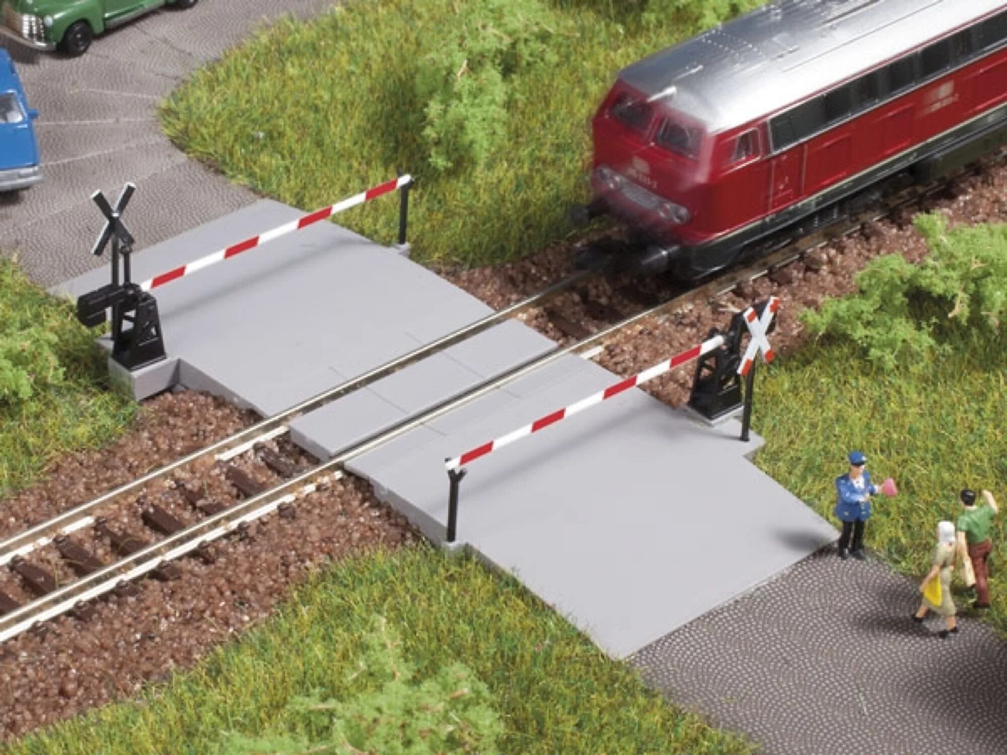 Level crossing. Шлагбаум Переездный ша-4nc. (41604 H0 Auhagen. Железнодорожный переезд. Шлагбаум Железнодорожный.