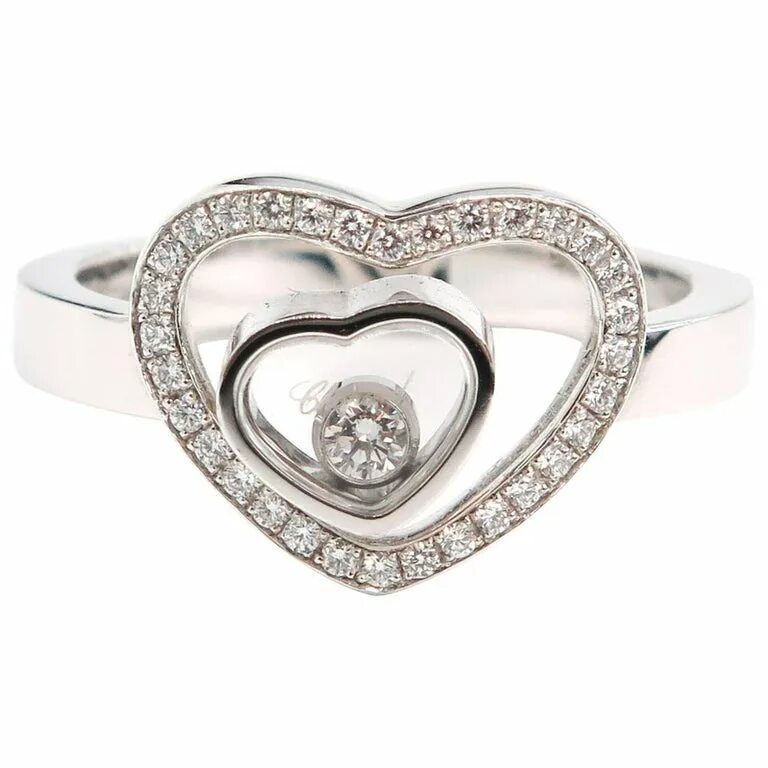 Сердечко шопард. Кольцо chopard happy diamonds heart. chopard happy diamonds heart ring. chopard happy diamonds кольцо. кольцо шопард с плавающим бриллиантом.