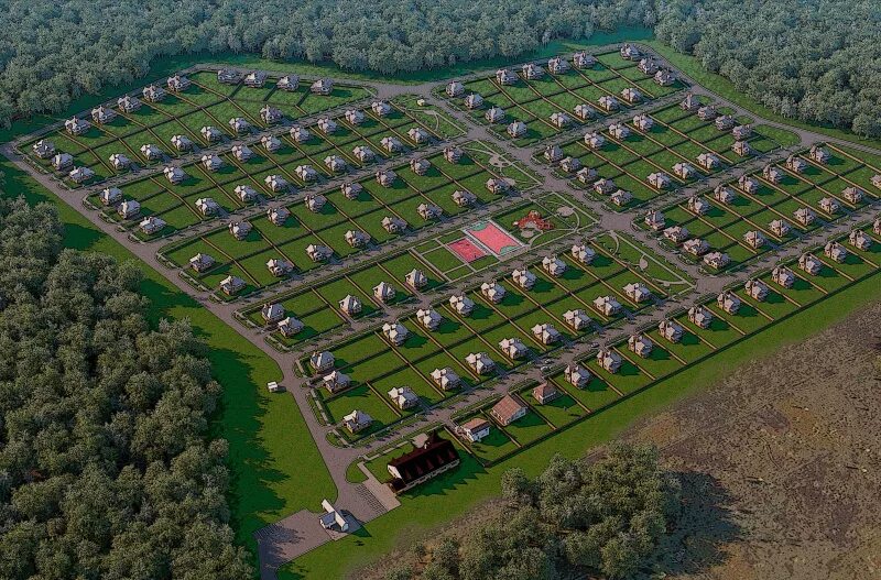 Панорама: Зелёная долина, продажа земельных участков, ул. Графтио, 1, Санкт-Пете