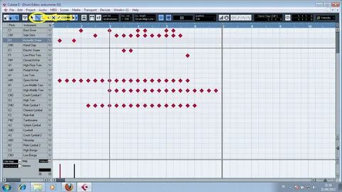 Drum cubase