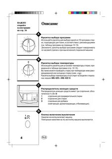 Индезит старая модель инструкция по применению