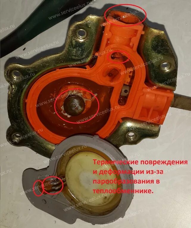 Ремонт и обслуживание газовой колонки Electrolux GWH 275 GWH 275 SRN(RN), GWH 25