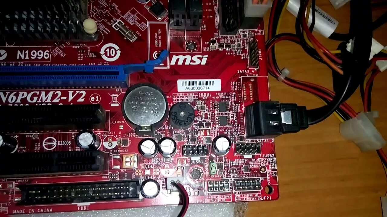 Схема подключения питания платы msi k9n6pgm2 v2 Купить материнскую плату MSI K9N6PGM2-V2 (MS-7309 v2.1) с гарантией и доставкой