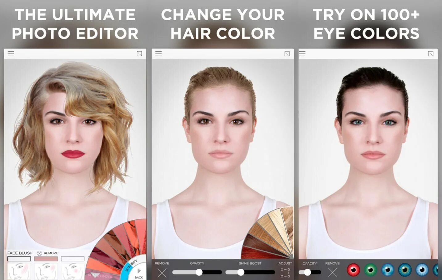 бесплатные фоторедакторы причесок. программа моделирования причесок. подобрать прическу и цвет волос. программа для подбора прически. программа андроид подобрать прическу.