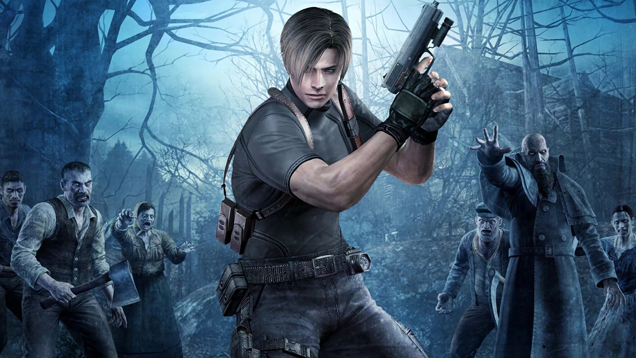 Коробка 4 игра. Resident Evil. Leon s Kennedy re4.