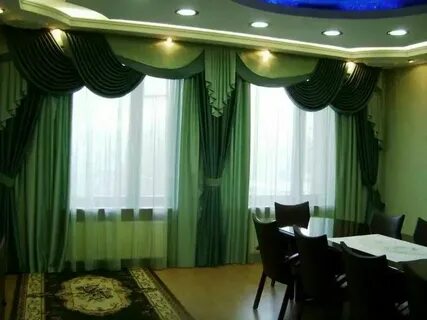 Фото зеленых штор
