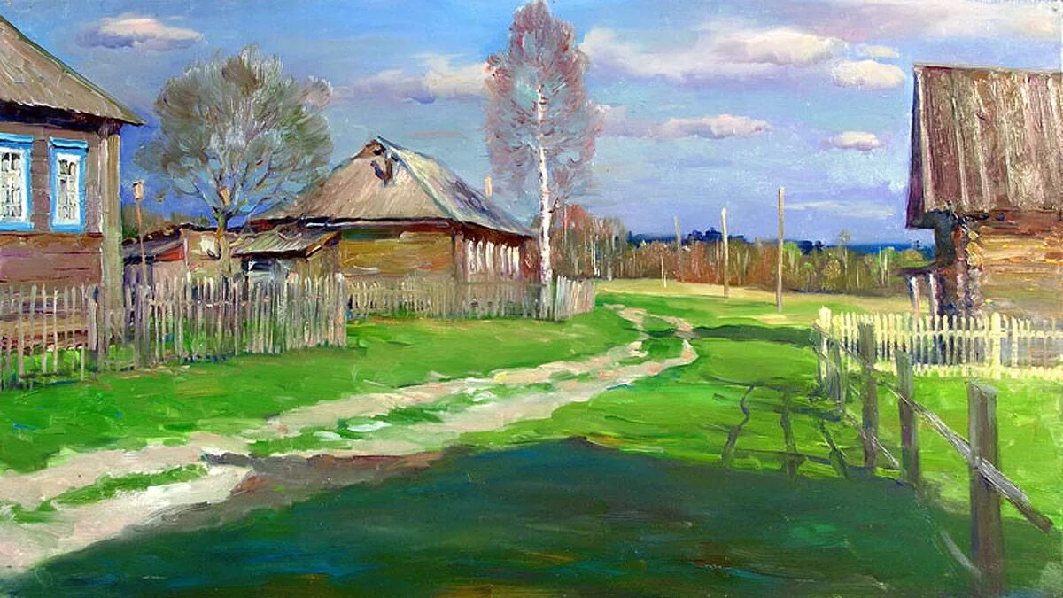 Монолог пейзаж. Александр шевелев. колоколуша. шевелёв александр викторович художник весна. александр викторович шевелёв картины весна деревня. картины пейзажи шевелев александр.