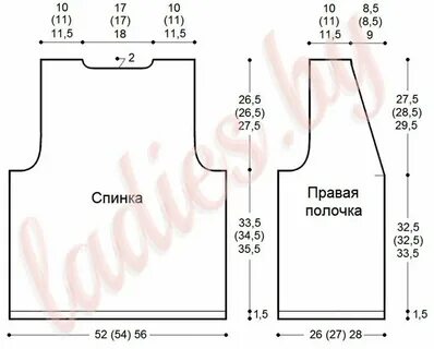 Размеры 52 жилетка
