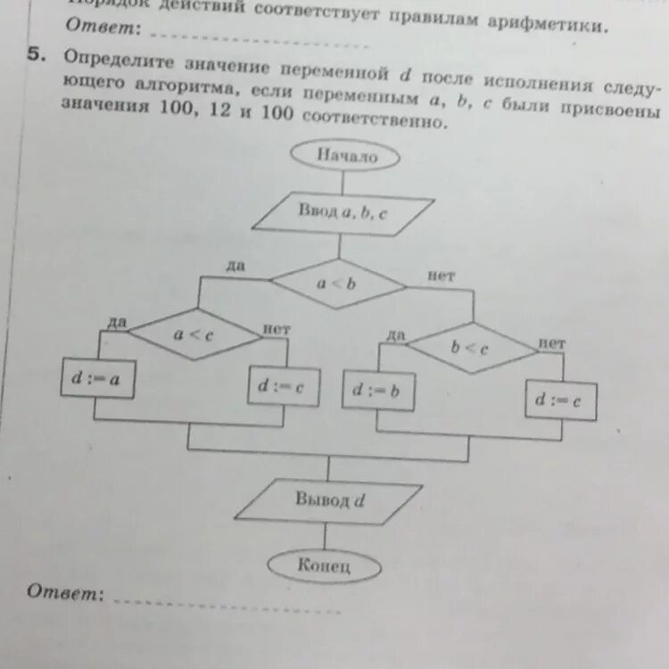 Исполняет следующий алгоритм