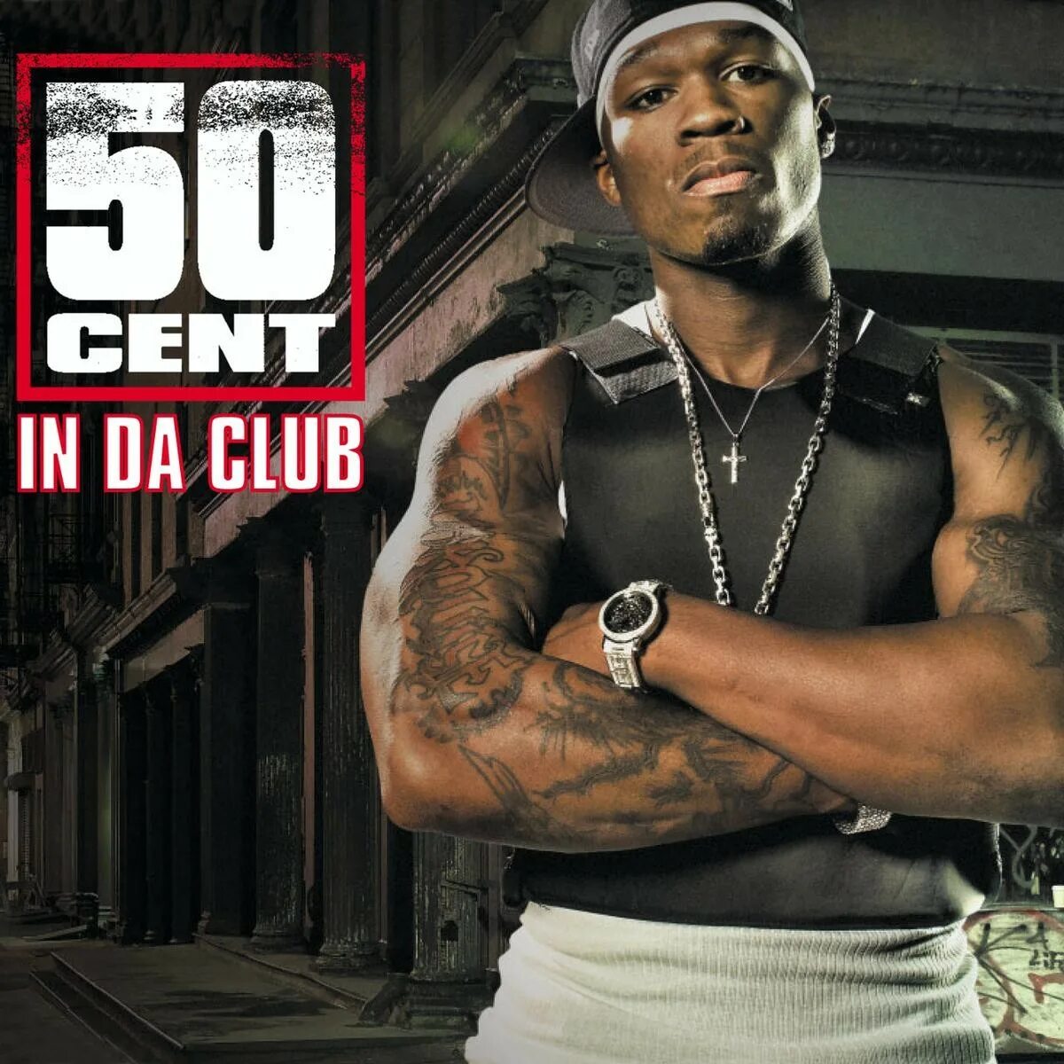 Пятидесяти музыка. 50 Cent обложка. Диск 50 Cent. 50 Cent in da Club. 50 Cent in da Club обложка.