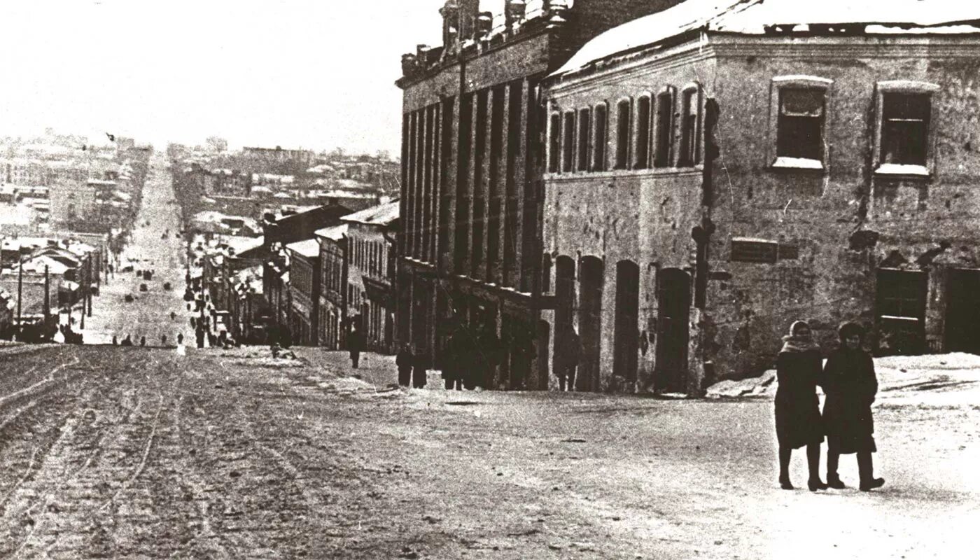 После освобождения города. Курск после освобождения 1943. Город Курск в 1943 году. Курская улица 1943.