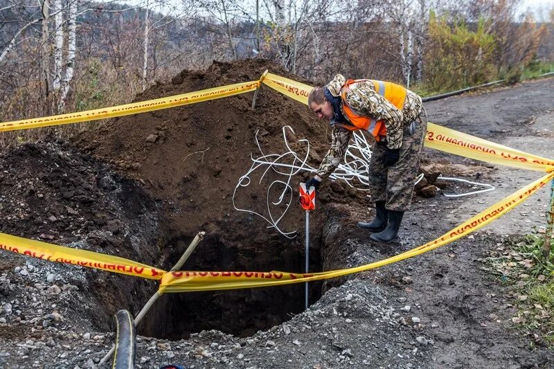 Газификация Кемеровской области. Газификация Кемеровского района. Ремонт теплотрассы КЕМВОД Кемерово.