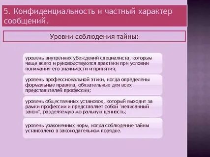 Частного характера
