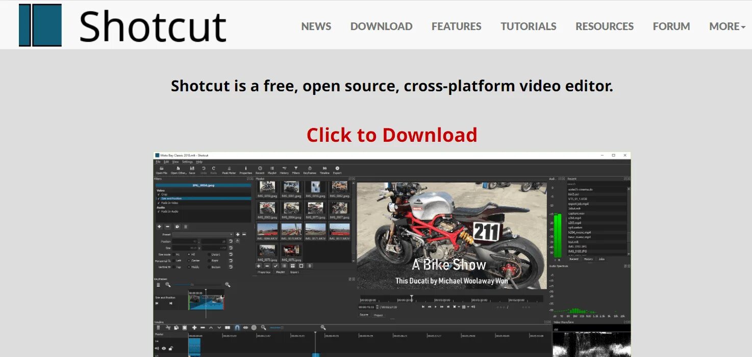 Shotcut. Shotcut от компании Meltytech. Wonder share Video Editor Full feature Mode).. Shotcut org