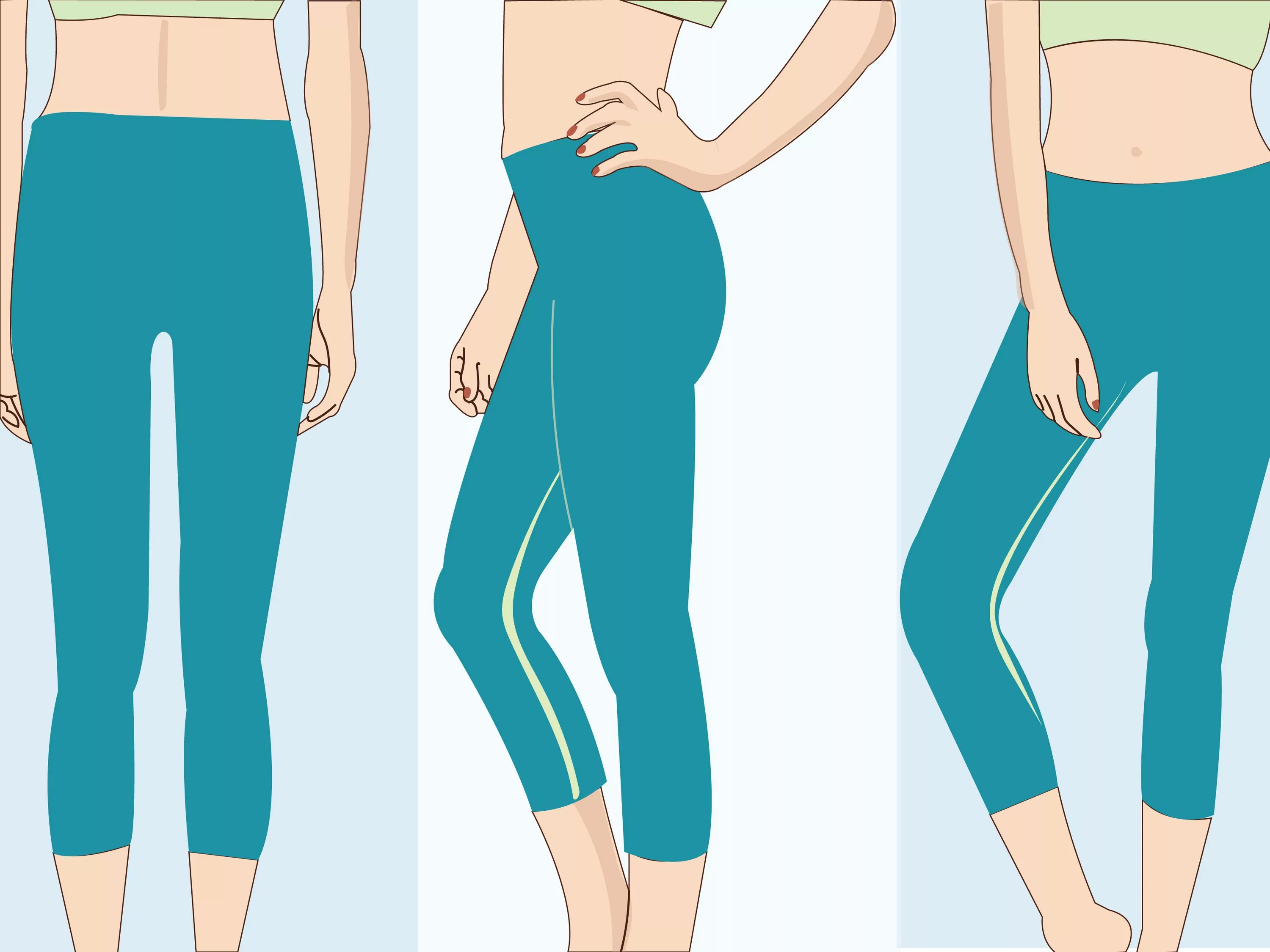Как растянуть штаны. Джеггинсы рисунок. штаны wikihow. как сделать штаны длиннее. легинсы как правильно выбрать.