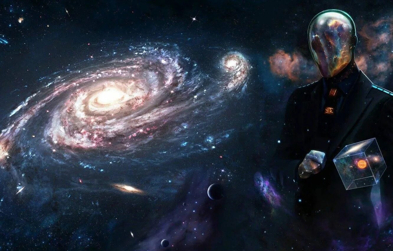 Тайны жизни вселенная. Космос арт. Человек Вселенная космос. Космос планеты звезды Галактики. Пространство Вселенной.