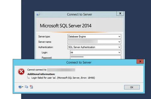 Ошибка sql сервера
