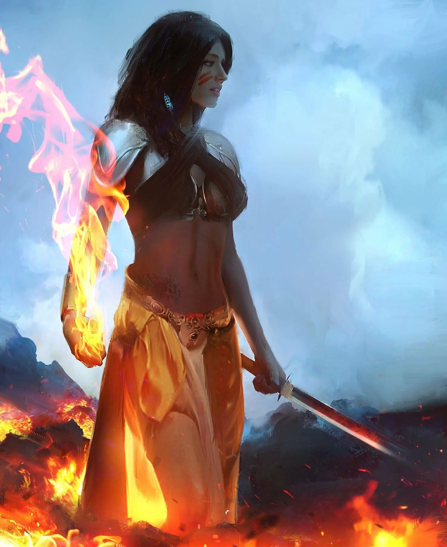 Женщина в огне книга. Женщина огонь. Огненная девушка. Женщина с огненным мечом. Женщина пламя.