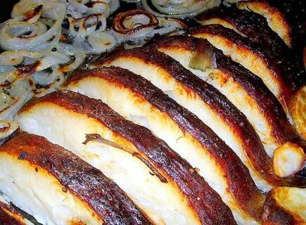 Палтус запеченный в духовке