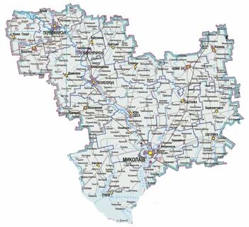 Николаевская область районы