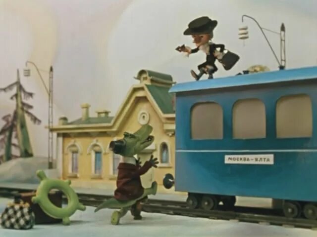 Крокодил вагон. Чебурашка на поезде. Чебурашка и гена на поезде. Чебурашка и крокодил гена мультфильм поезд. Чебурашка и крокодил гена мультфильм поезд.