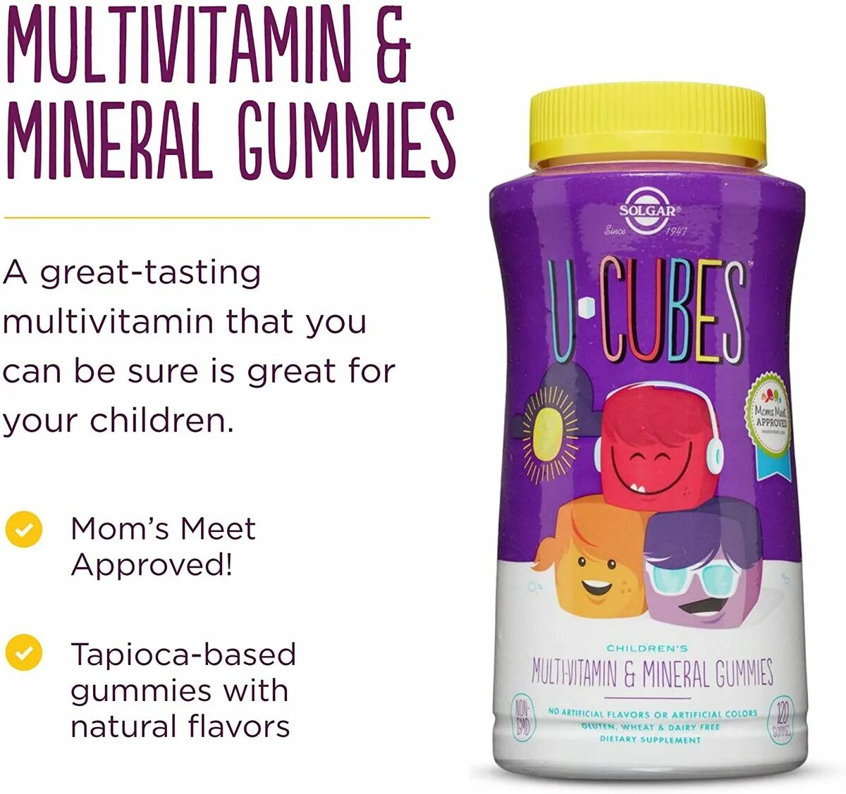 Solgar u-Cubes Multivitamin and Mineral Gummies 60 Gummies. U-Cubes, children's Multi-Vitamin & Mineral Gummies. U Cubes Multivitamin Solgar. Solgar u-Cubes Multivitamin and Mineral Gummies (60жев.пастилок).