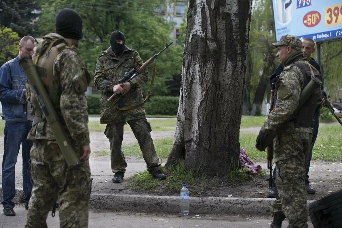 Славянск украина боевые действия. Краматорск Славянск 2014. 2 Мая 2014 штурм Славянска.