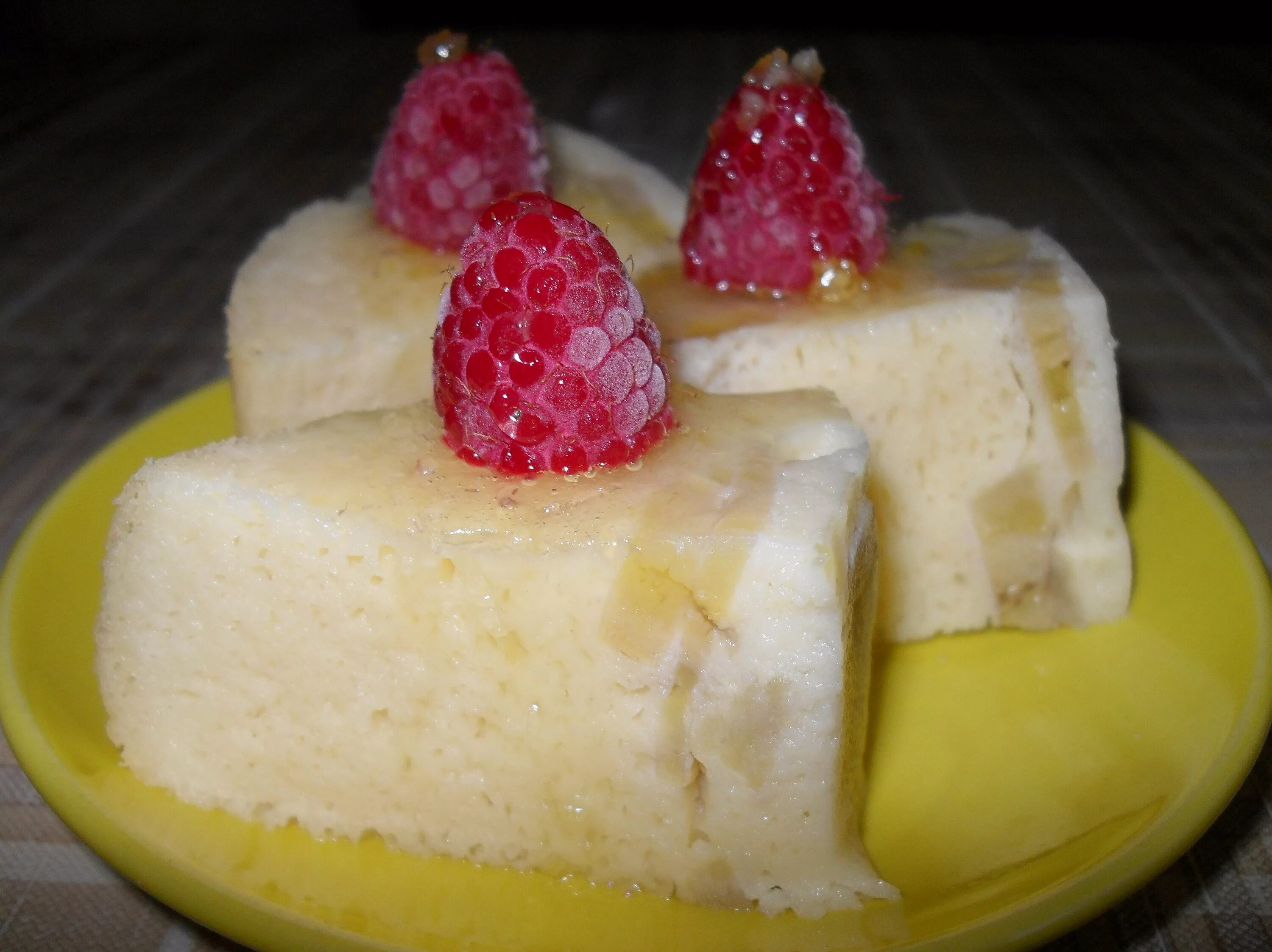 ванильно-манный пудинг.