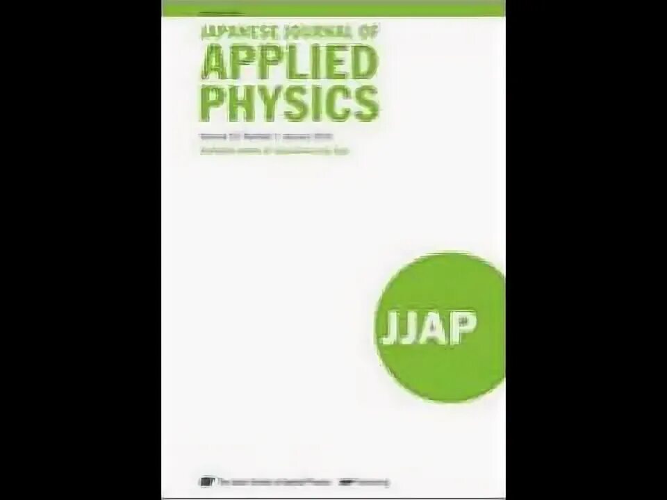 Applied physics is. Journal of physics d: applied physics. journal of physics conference series. journal of applied psychology. journal of japan hemorrhoid. 2008 p. 666; 2005 p. 491.