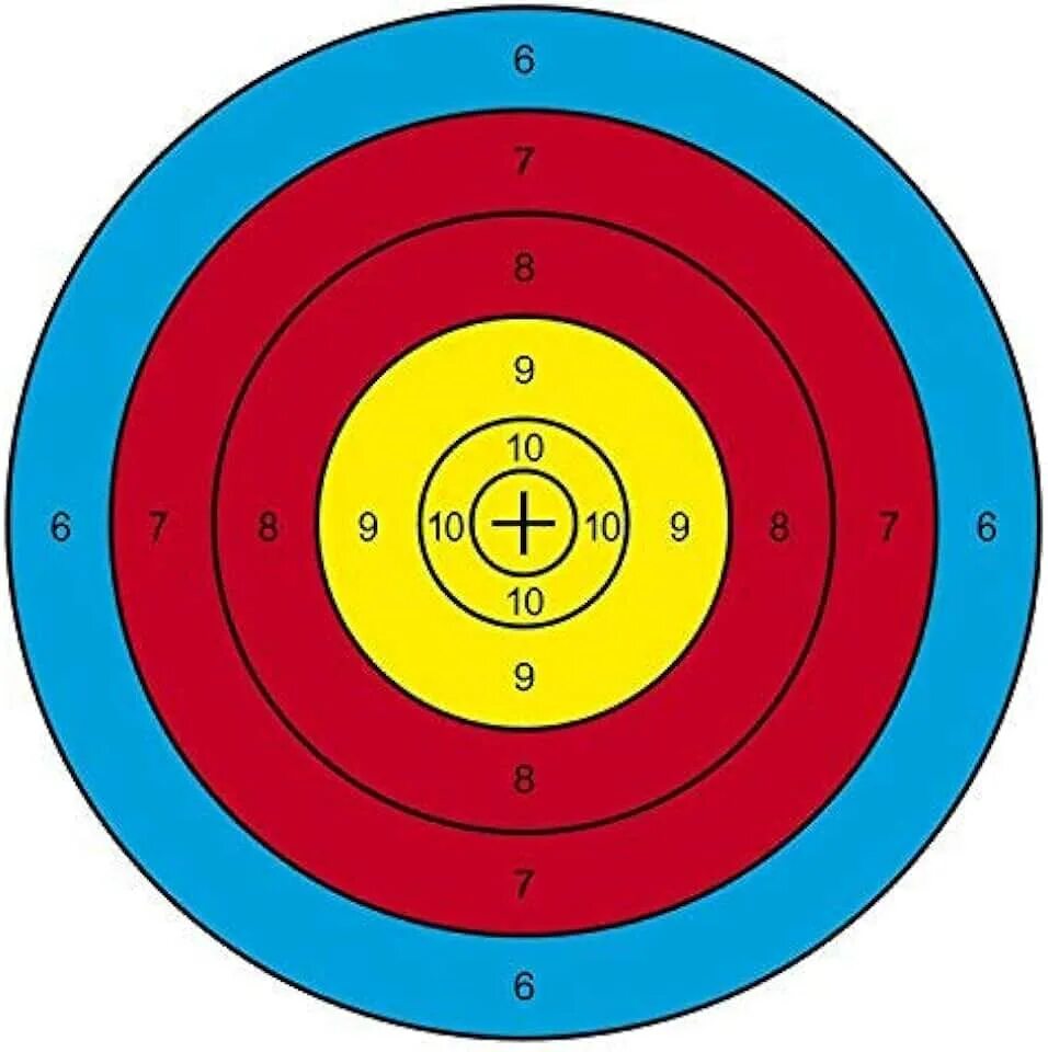 Мишень для стрельбы. Мишень для арбалета. Мишень для спортивной стрельбы.
