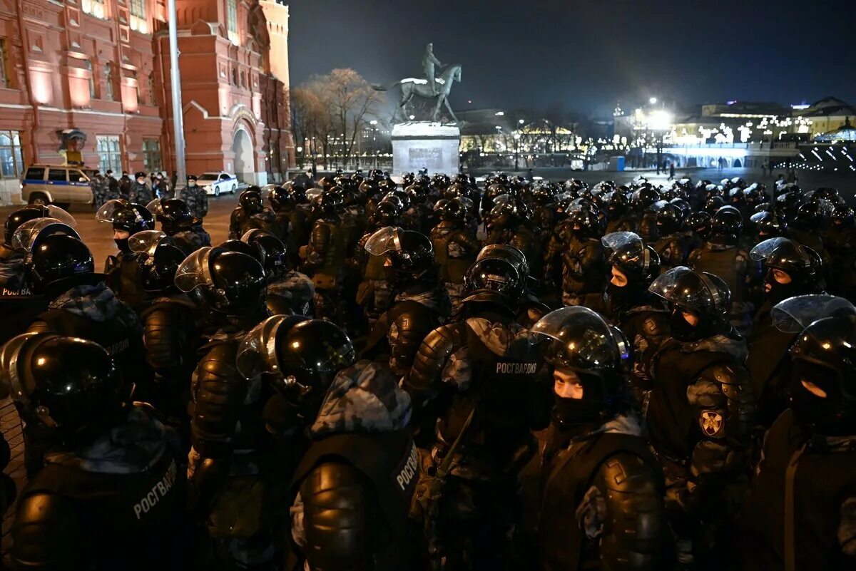 Москва протесты ОМОН 2021