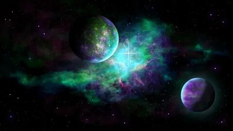 Planets the universe space