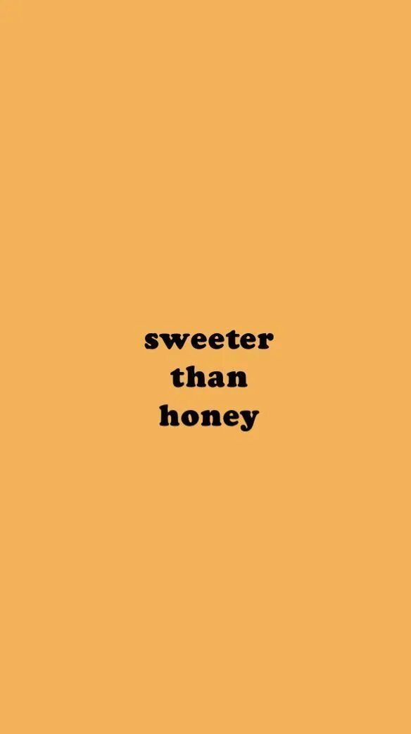 Sweeter than honey. Sweeter than honey толстовка. желтая хани всги название.