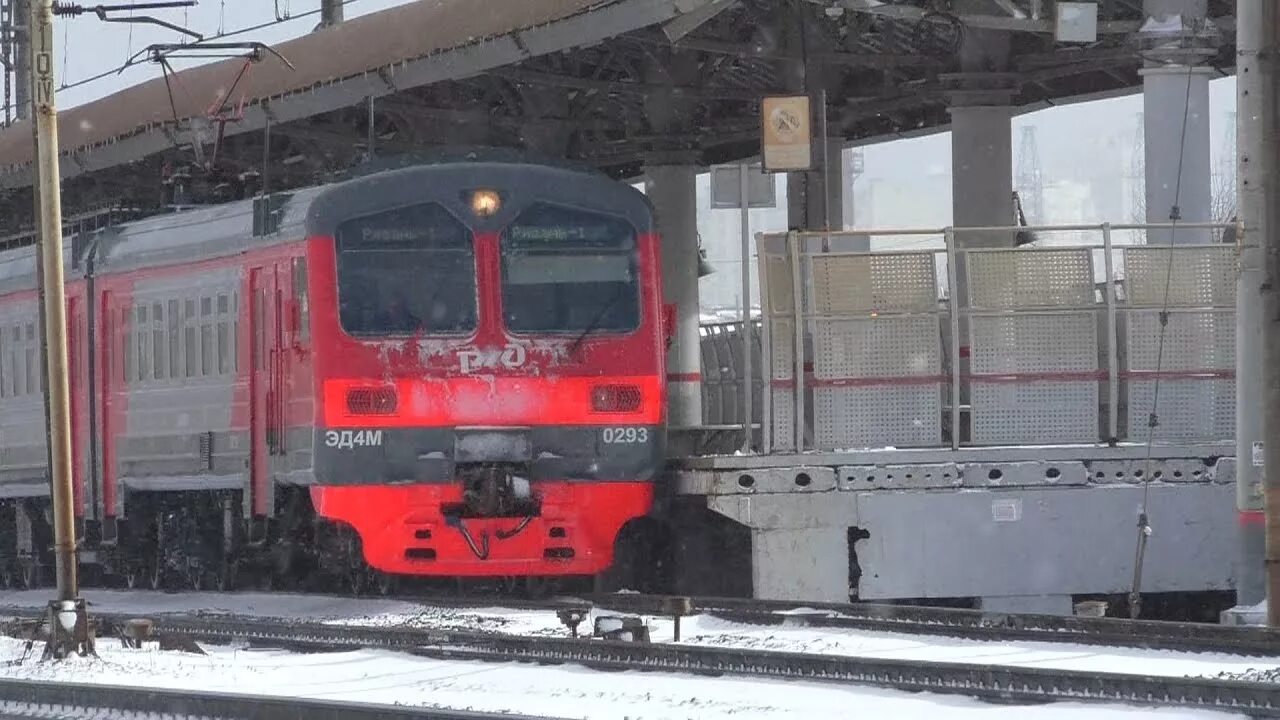 Эд4м 0293. Эд4м Рязань. Рязань 1 - Пичкиряево. Электропоезд Рязань Сасово. Туту электрички рязань