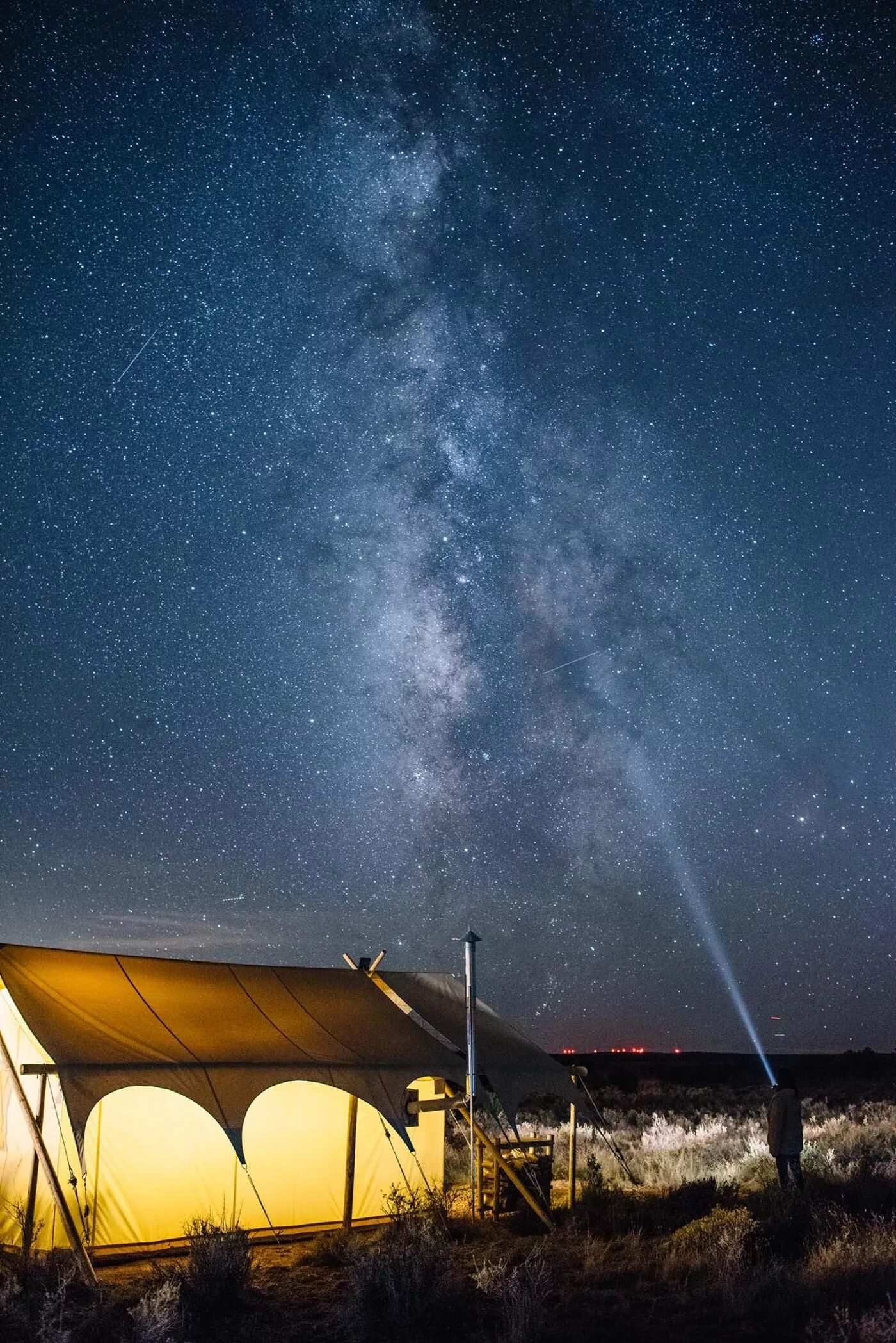 Under canvas
