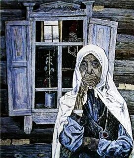 Старушка у окна
