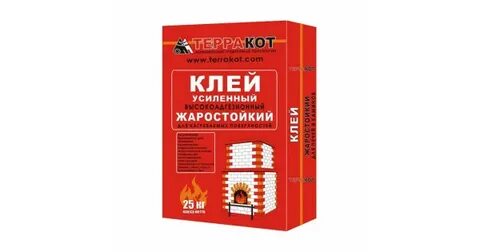 Клей терракот жаростойкий
