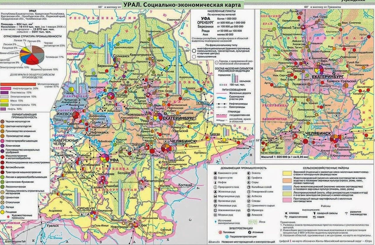 Экономическая карта Урала. Экономическая карта Урала атлас 9 класс. Урал население и хозяйство карта. Уральский экономическая карта. Экономическое окружение уральского района