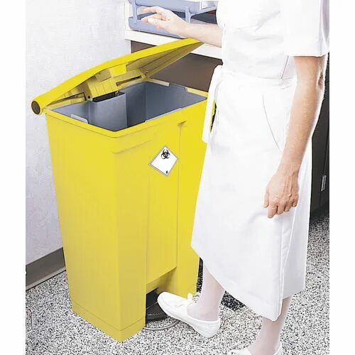 Bin waste, Clinical, 30l. Ведро для отходов б. Ведро с педалью для отходов класса б.