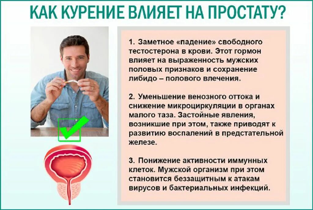 Какие симптомы при простате